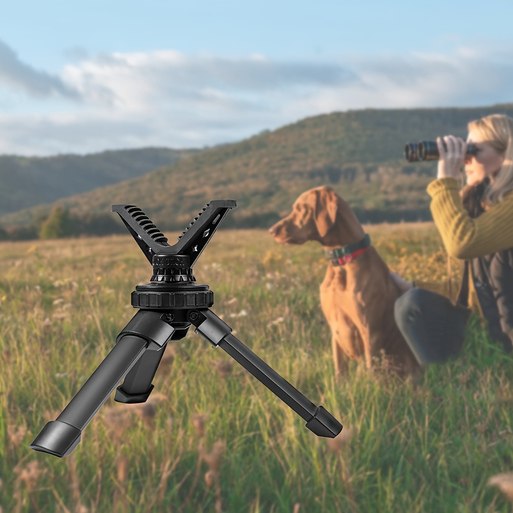 Compact Lightweight Hunting Camera Tripod with Rotating Black Portable  Bag, and Aluminum Adjustable Height, Ideal for Outdoor Hunting