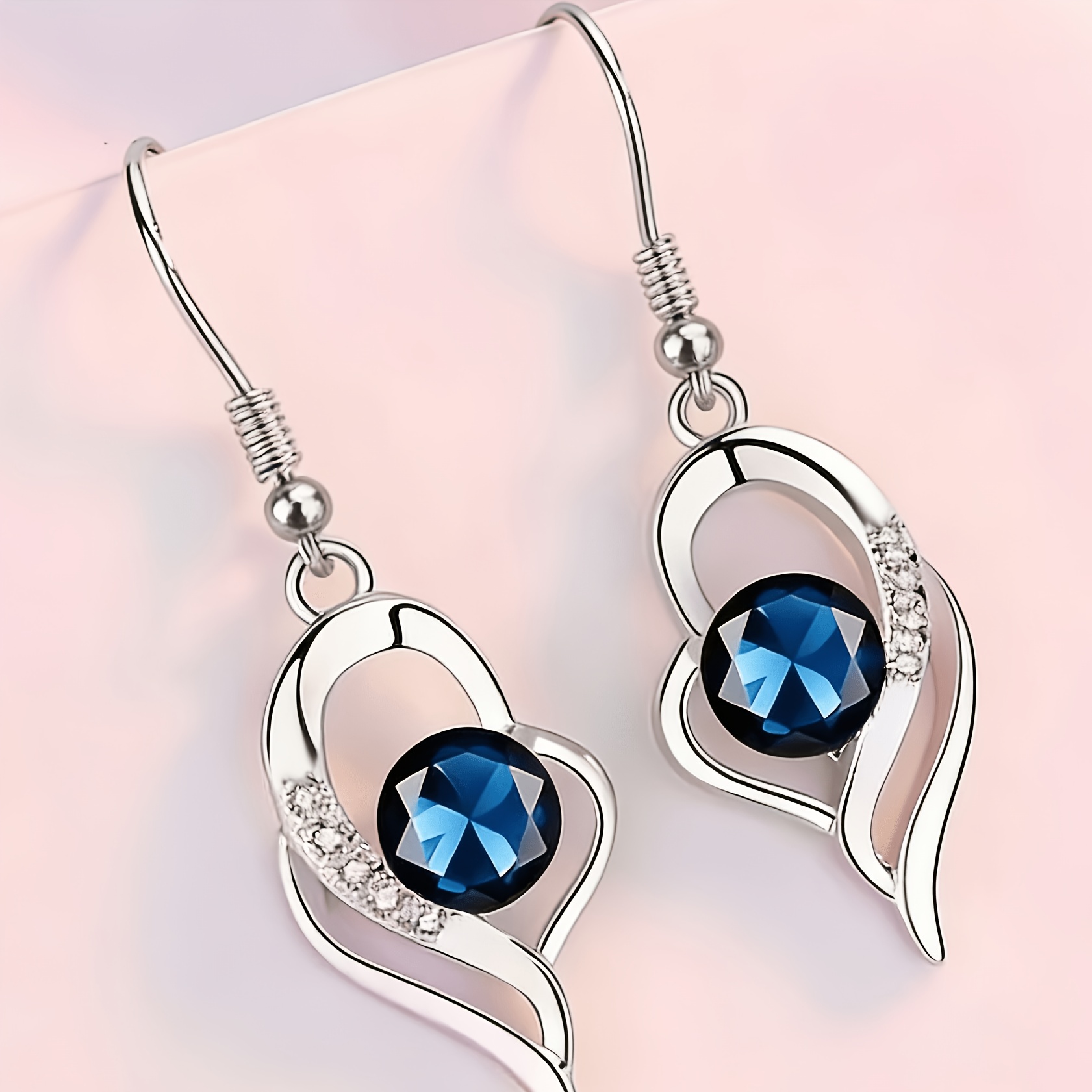 Heart-Shaped "With You in My Heart" Earrings