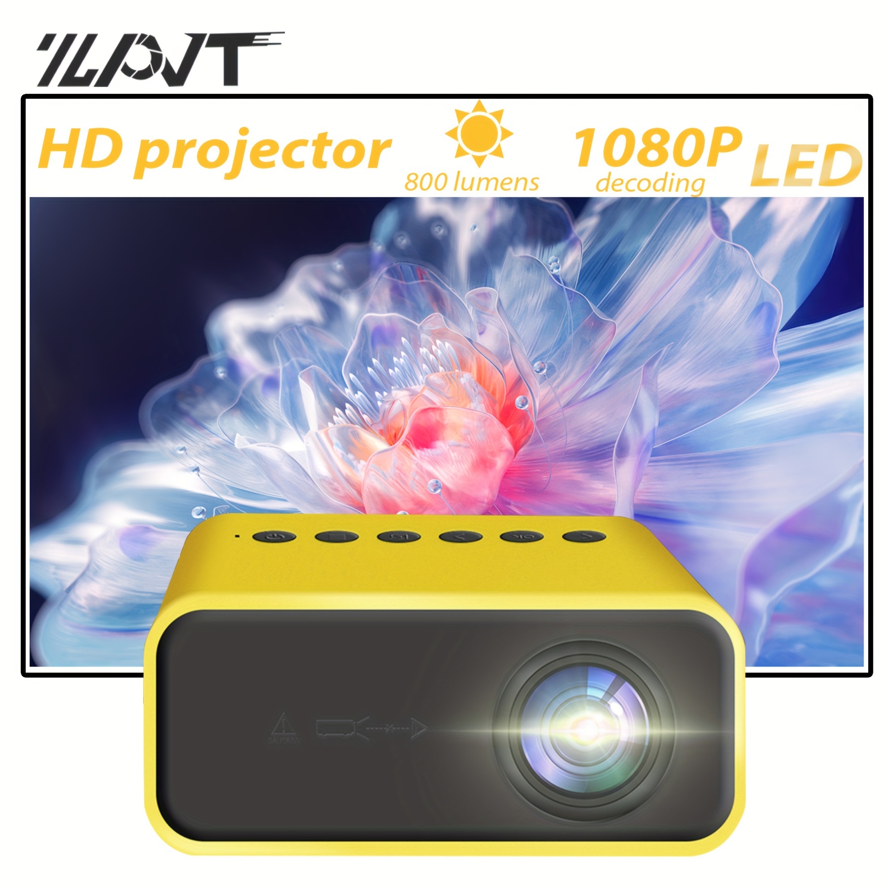 Mini Proyector Portatil Lcd 1080p 40 Pulgadas