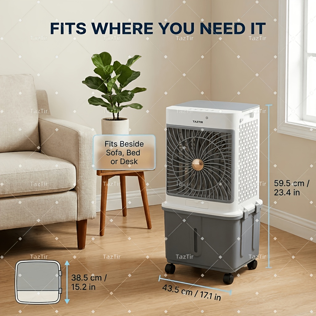 TAZTIR 2200 CFM Portable Air Cooler, Portable Air Conditioner Fan... product image 4