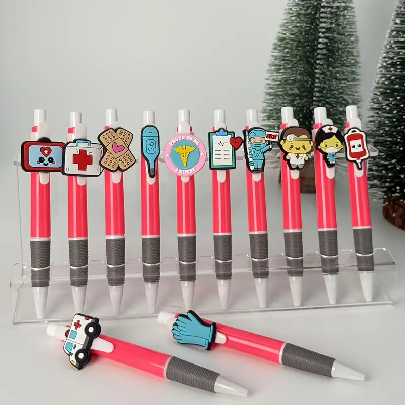 15 25 series retractable ballpoint pens solid pens nurse pens push button gel pens black ink refills signature writing pens stationery gifts Product details 1