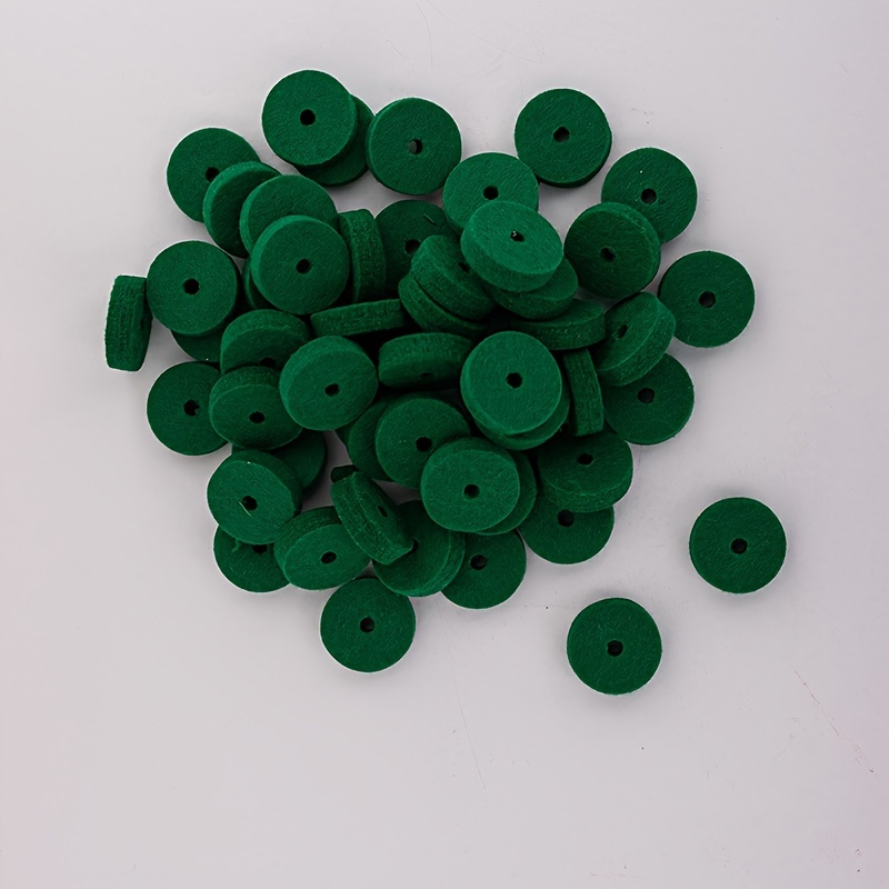 TEMU Piano Keys Felt Pad Pad Piano Additions Round Felt Outside Diameter 22 Mm Piano Parts