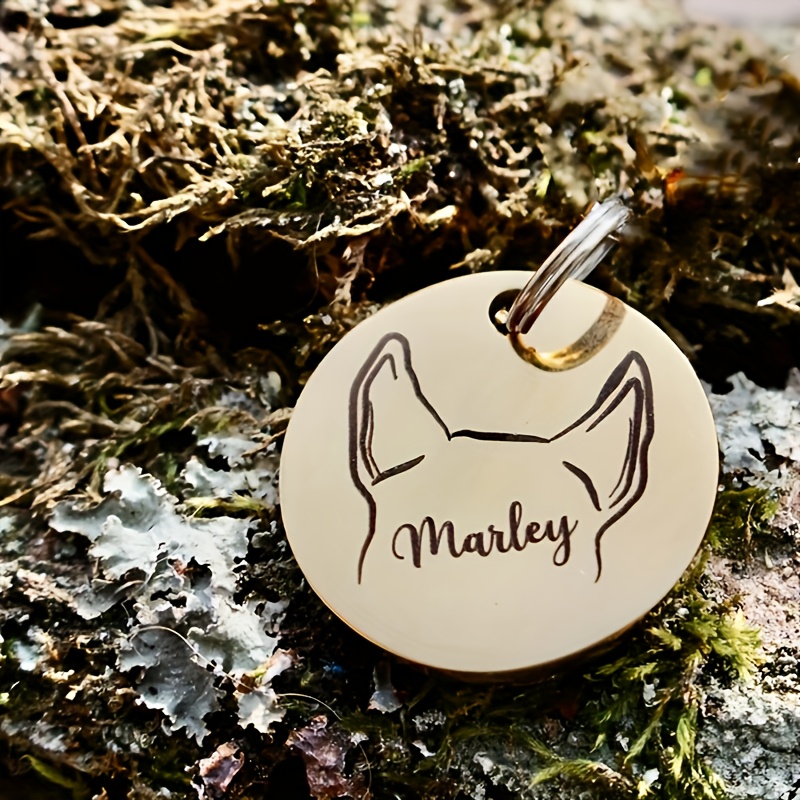 Custom Dog Tag/Pet ID Tag/Cat Name Keychain