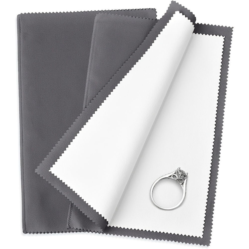 2pcs Professional Polishing Cloth for Jewelry Cleaning