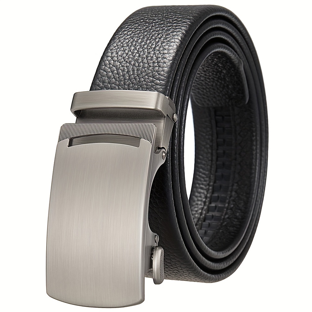 1PC Men's Genuine Automatic Buckle Adjustable Belt , Ideal choice for Gifts