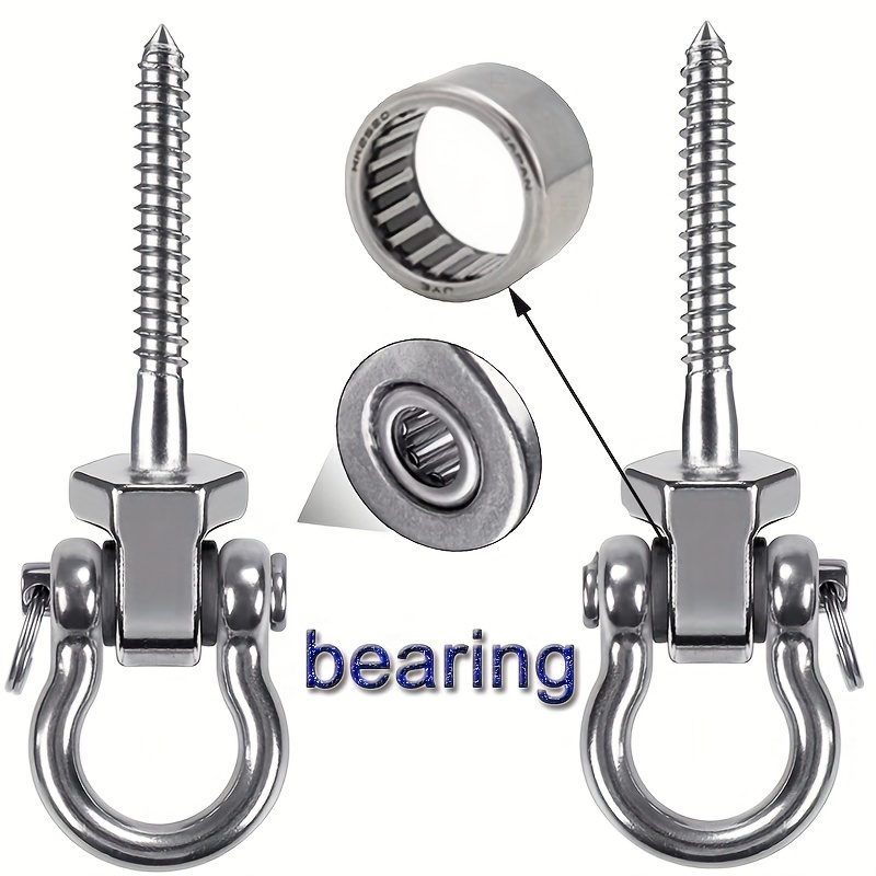 

Type) With Bearing 304 Stainless Steel Heavy-duty Swing Hook, Swing Hardware Hook, Suitable For Hammocks, Yoga Swings, Porch Swings, Boxing Bags 1500 , Swing Hardware,