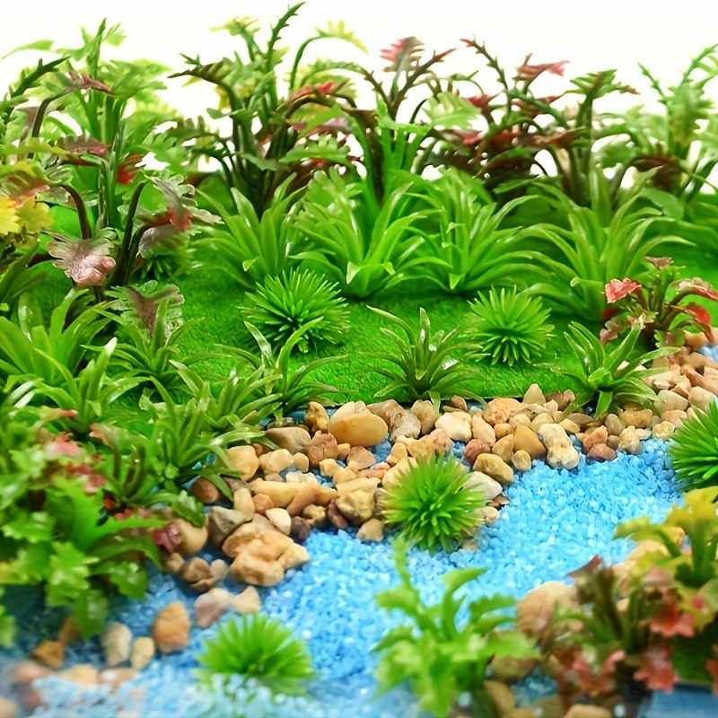 

24 Pcs Miniature Fairy Tale Garden Artificial Plants Set - Perfect For Railway Landscapes And Creative Thinking Development Plastic Shake Trees Models