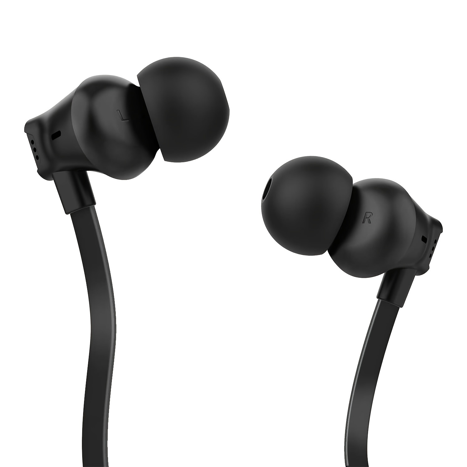 

Wgyp-028b Ergonomic In-ear Headphones - - Cable, Sound With Bass, 3.5mm Jack, S/m/l , & More - For Skateboarding & Jogging, Wired Headphones