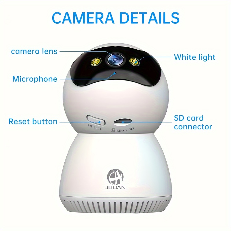 New 1080P HD Intelligent 5GWiFi Surveillance Camera, Two-way Voice Call, Motion Detection Security Surveillance Camera, Automatic Tracking, Security System Monitor with Alarm Prompt Information details 3