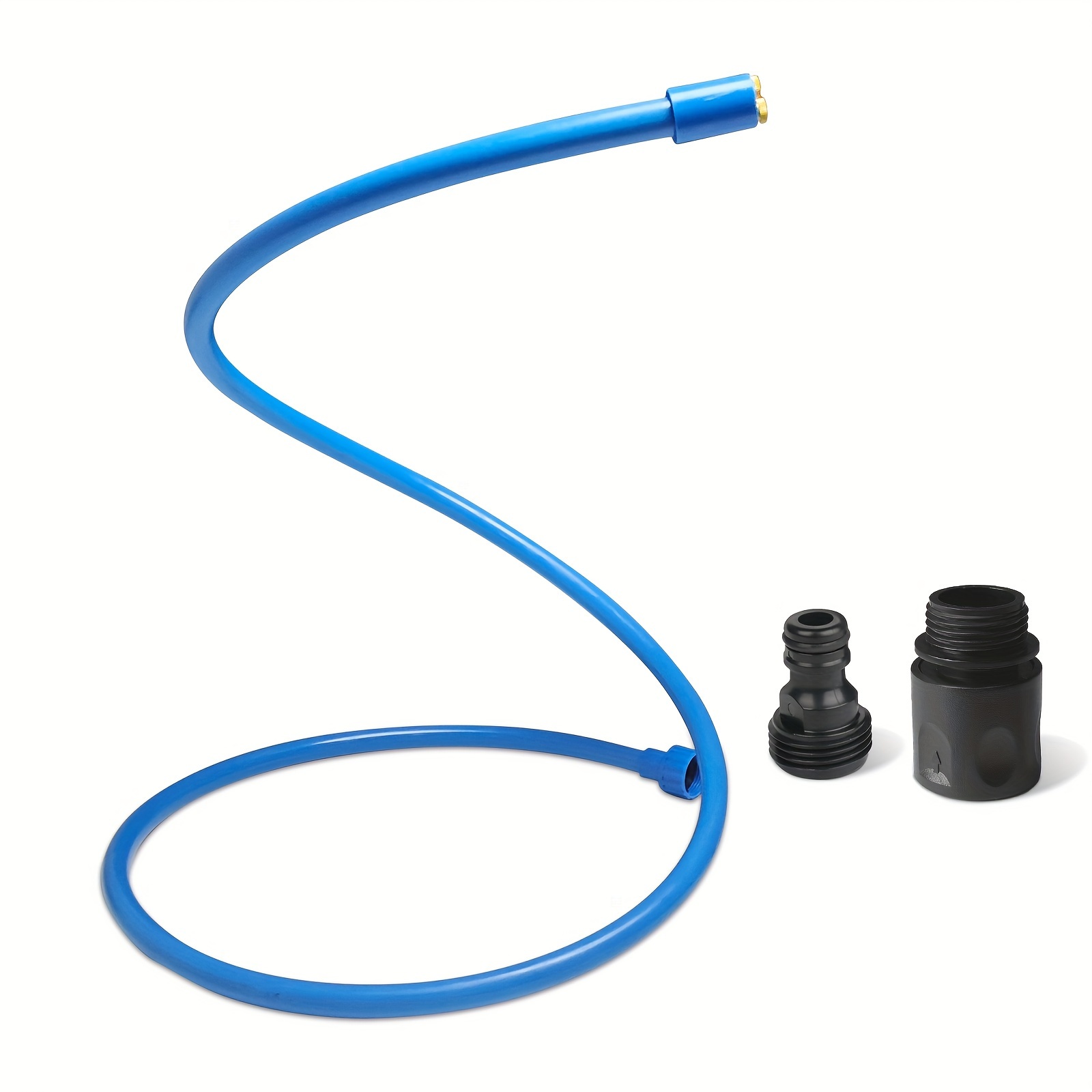 Image of A Portable Misting Sprayer For Personal Cooling, Featuring A Flexible With Sprinklers. This Mister With 2 Brass Nozzles That Connect To Hose, Providing An Instant Cool And Refreshing Mist