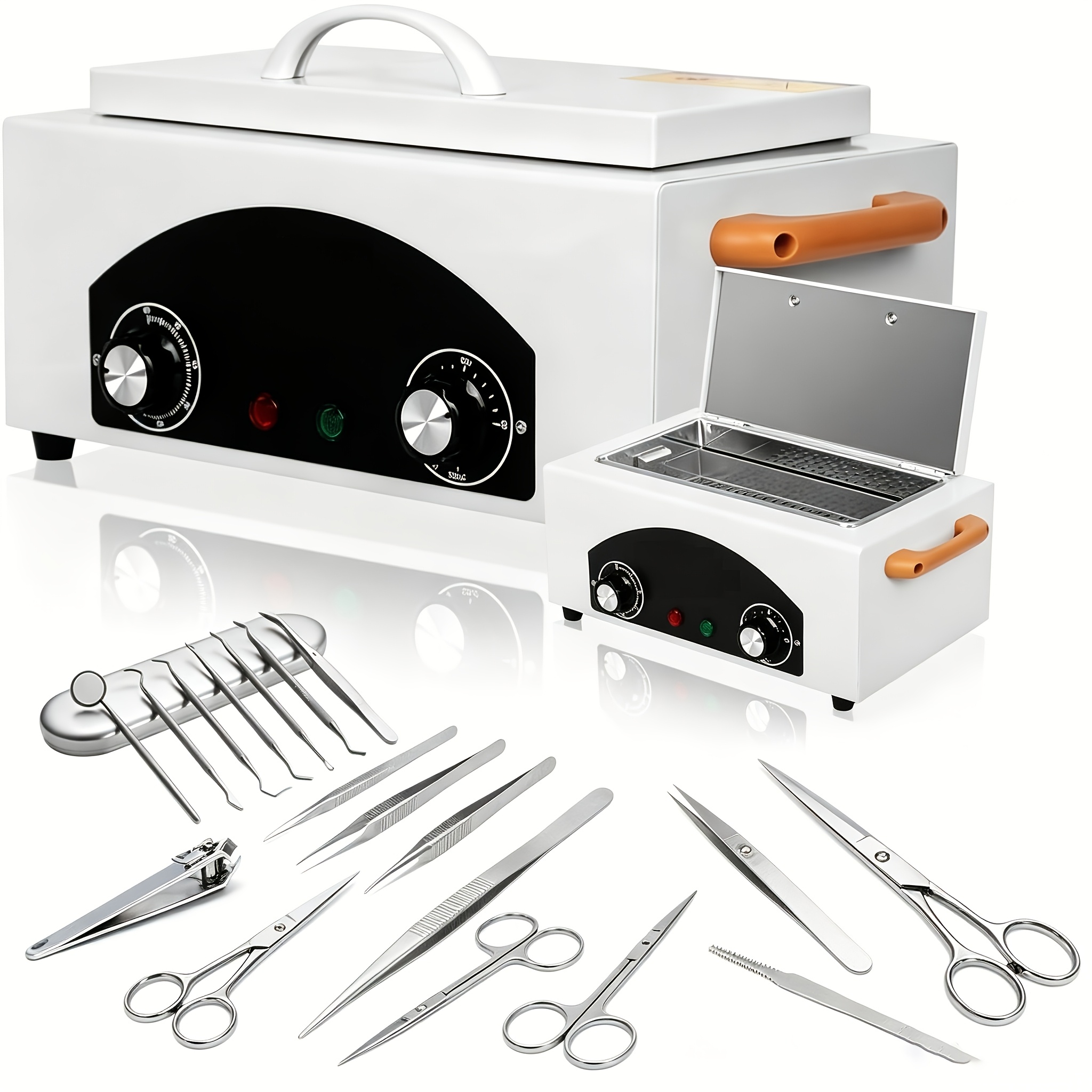 High Temperature Metal Tool Sterilizer For Manicure Pedicure Spa Salon Barber Equipment Metal Tools