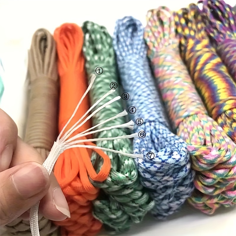 7 Stand Cores Tent Rope, 3/8/16/31 Meters