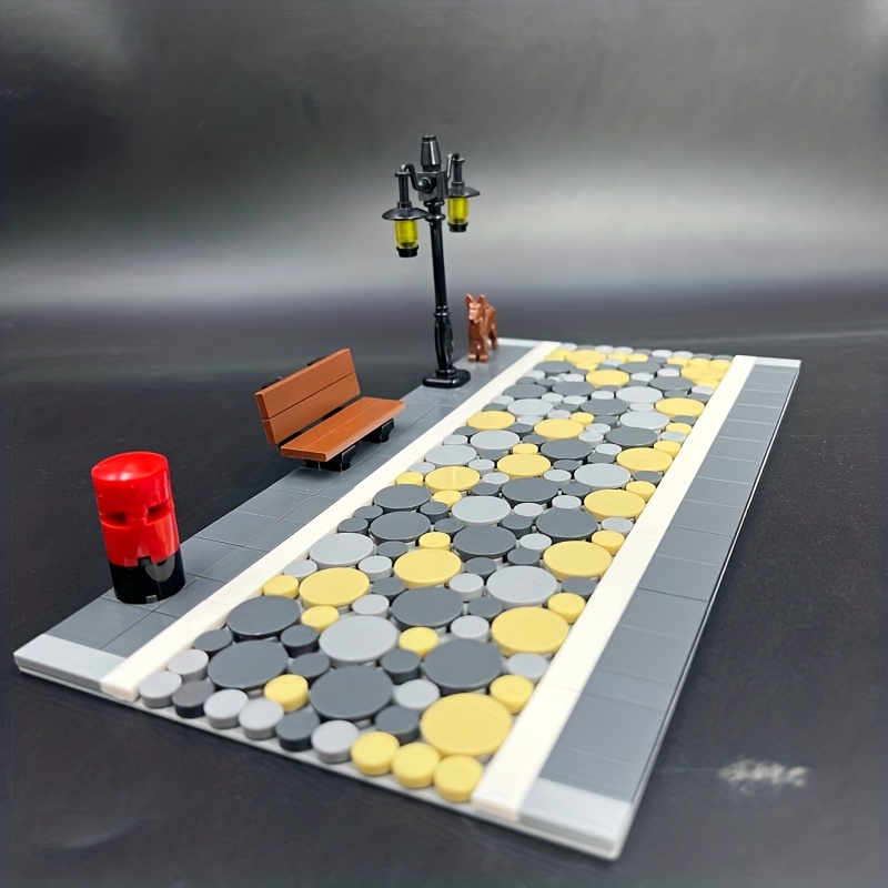 Urban Landscape Scenery Assembling Garden Scenes Building Blocks