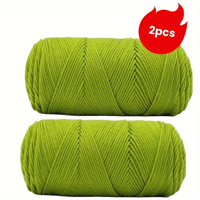 

Set Of 2 Acrylic Yarn Skeins - Medium Weight #4 - 100% Acrylic Fiber For Knitting & Crochet - Ideal For Sweaters, Jackets, Dolls & Crafts - Assorted Classic Colors