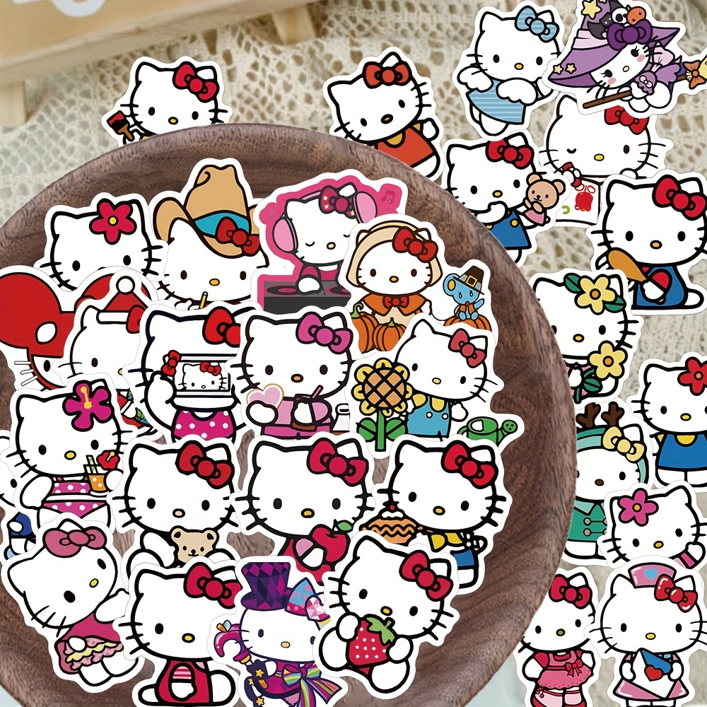 

50pcs Stickers, Cartoon Cute Animation Waterproof Pvc Stickers For Water Cup Refrigerator Book Luggage Table Helmet Skateboard Camera Guitar Laptop