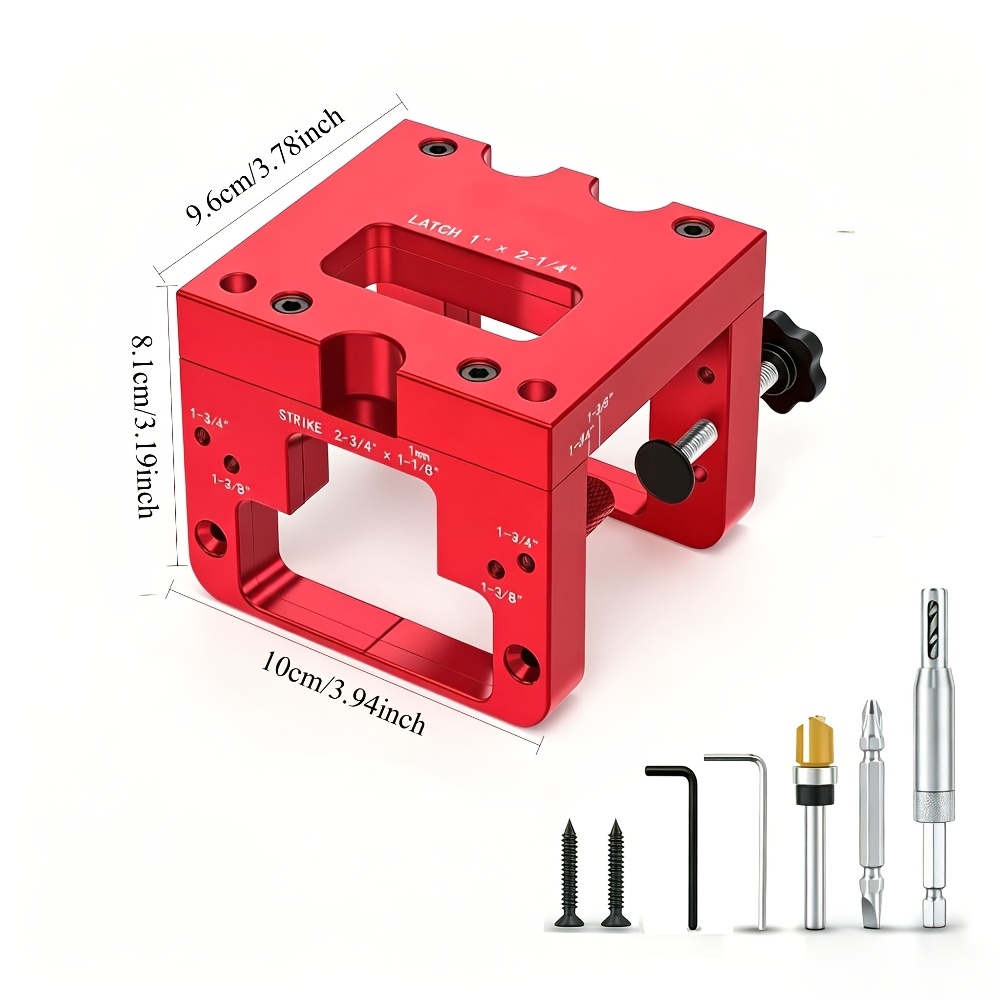 3-In-1 Door Latch and Strike Plate Tool for Router