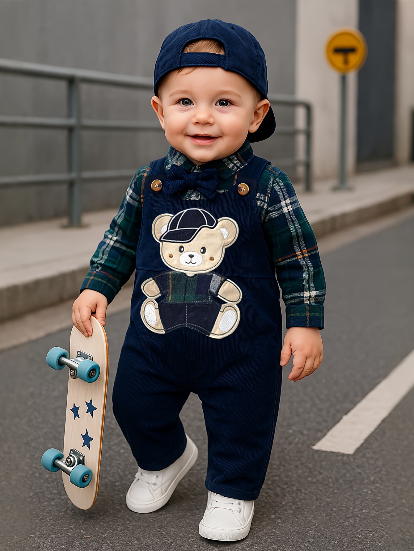 white christmas dresses 4pcs HRH Crown Baby Boy Clothing Set main image 0