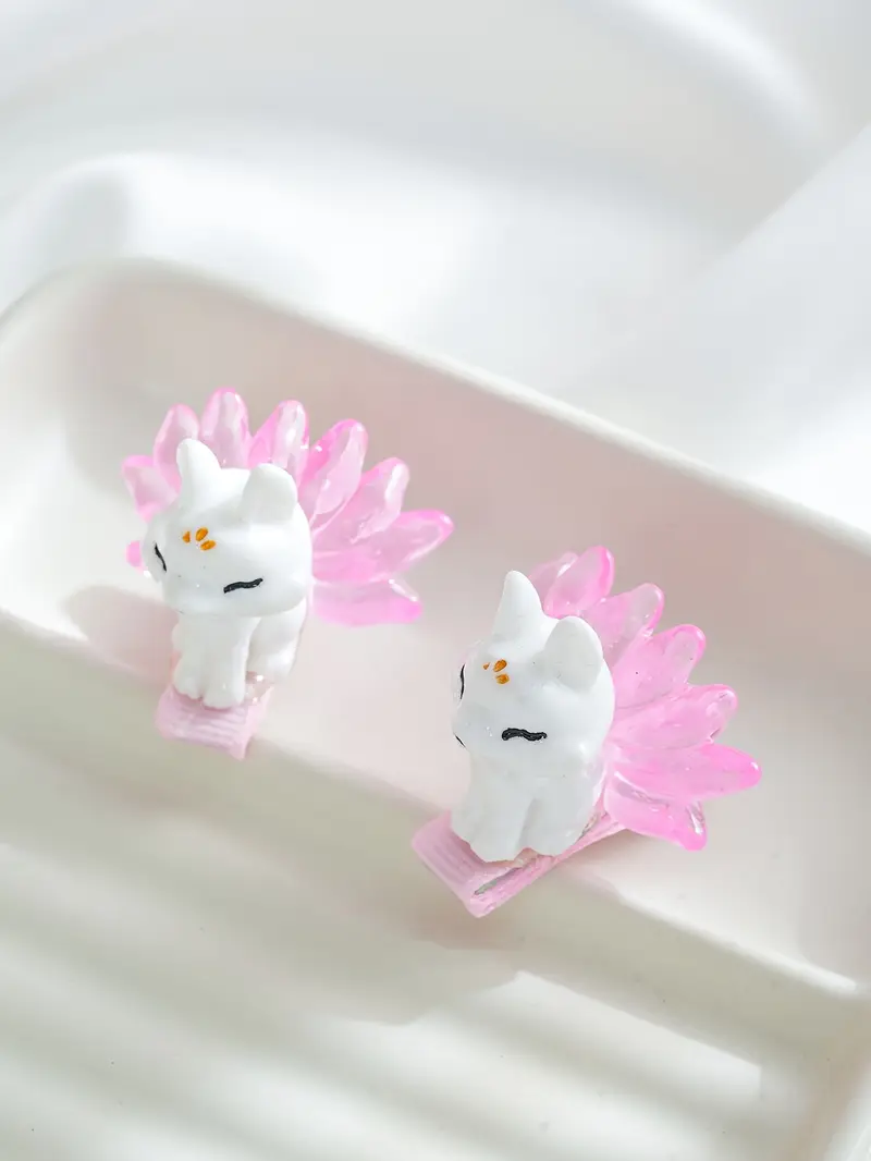 2pcs of nine tailed fox hairpins suitable for daily festival party travel wear accessories making tools for ladies girls decorative gifts Product details 3