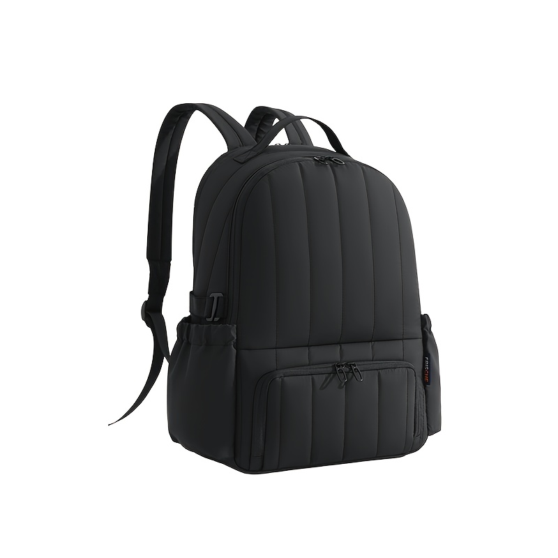 TEMU Unisex Large Capacity Double-layer Lunch Backpack, 15.6-inch Laptop Travel Bag With Insulated Lunch Compartment, Neutral Daily Commuting Bag,