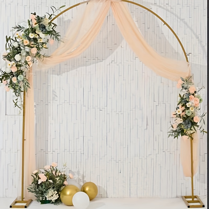 

Golden Metal Archway Stand 94inch, Rustic Balloon Arch For Wedding, Bridal Shower, Christmas, Birthday Party, No Power Required, Home Kitchen Party Supplies Set