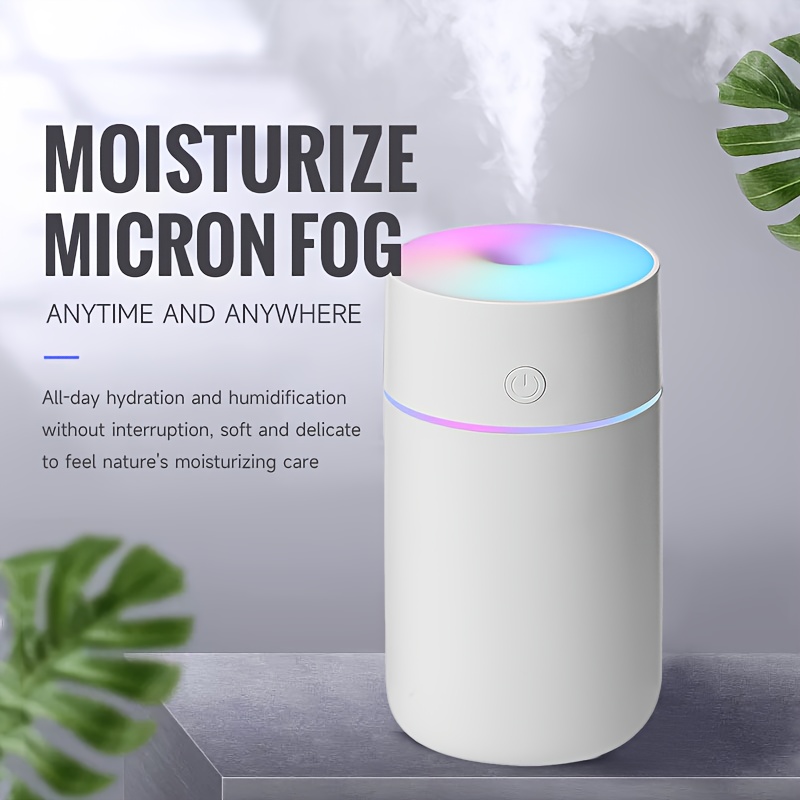 

1pc Mini Humidifiers For Bedroom, Aromatherapy Diffusers For Home, Quiet Humidifiers For Bedroom Baby, Suitable For Bedroom, Car, Office-without Battery