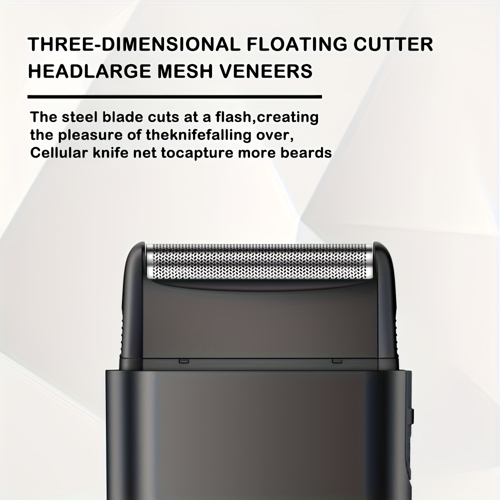 new shaver and hair clipper beauty 4pcs set usb rechargeable hair clipper with lcd display including electric shaver t blade trimmer nose hair trimmer foil shaver ideal fathers day gift Product details 1