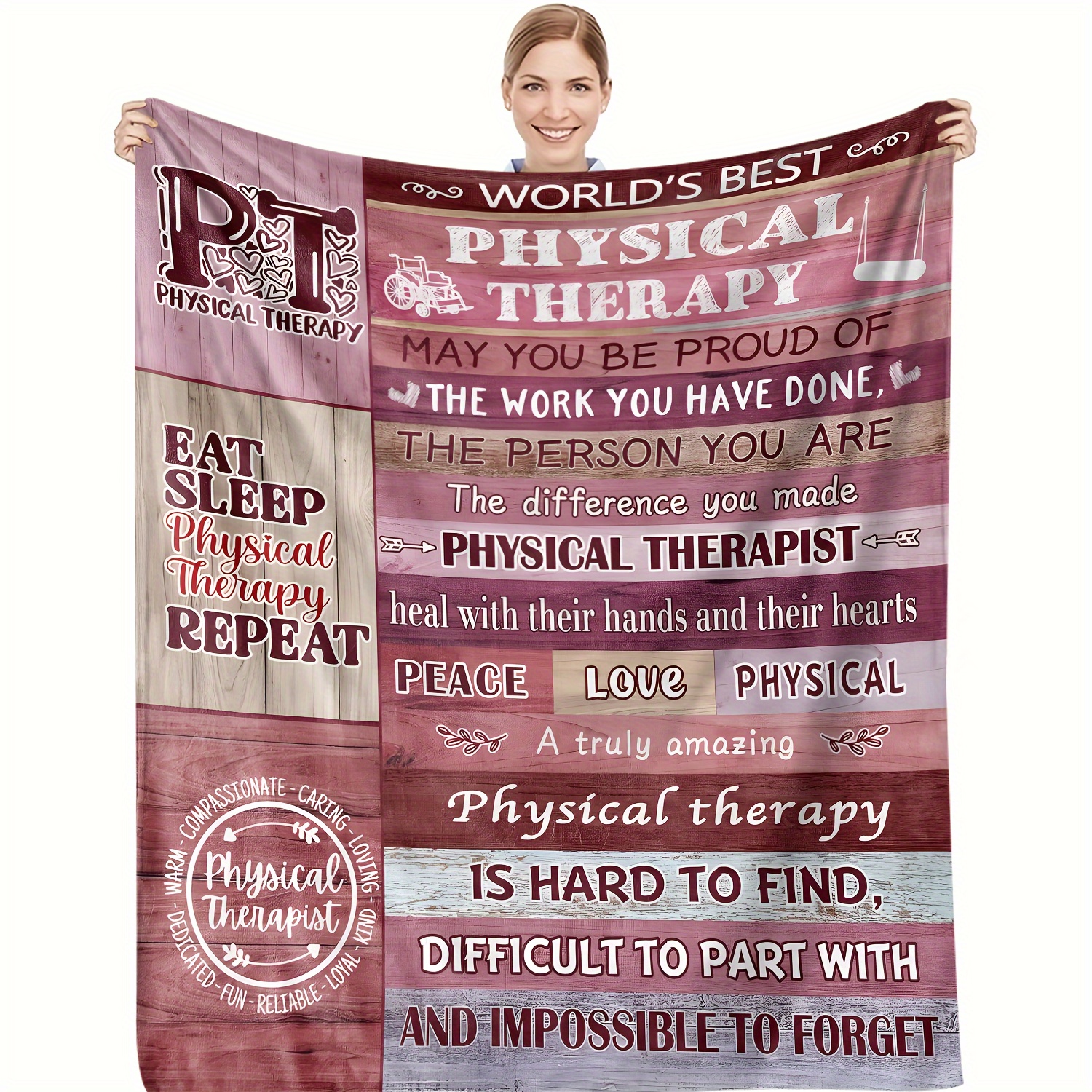 

Inspirational Blanket - , Polyester, Knitted , For - Mixed