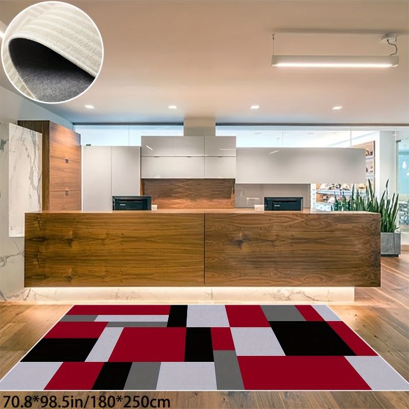 

Decorative Living Room Soft Carpet, Machine Washable Non-slip Carpet, Hotel Cafe Shop Carpet Eid Al-adha Mubarak