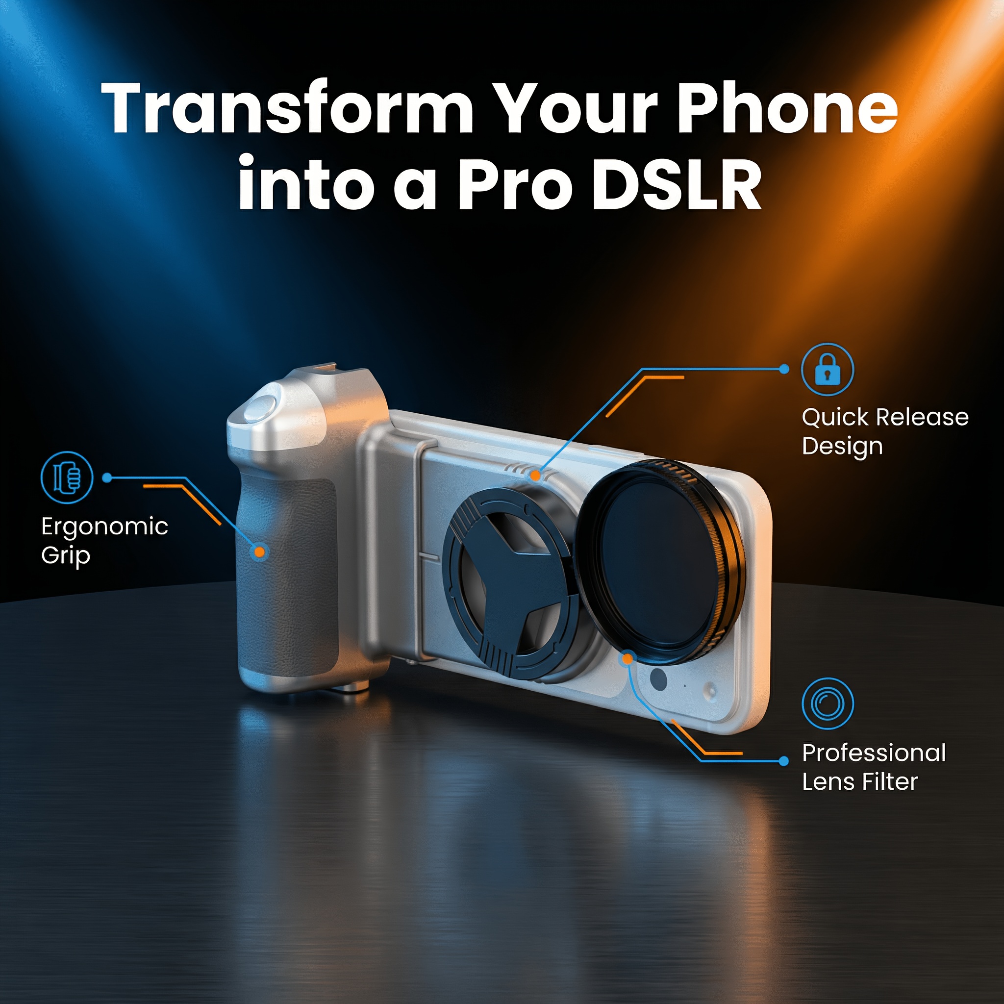 Magnetic Phone Stabilizer and CPL Filter Master Set