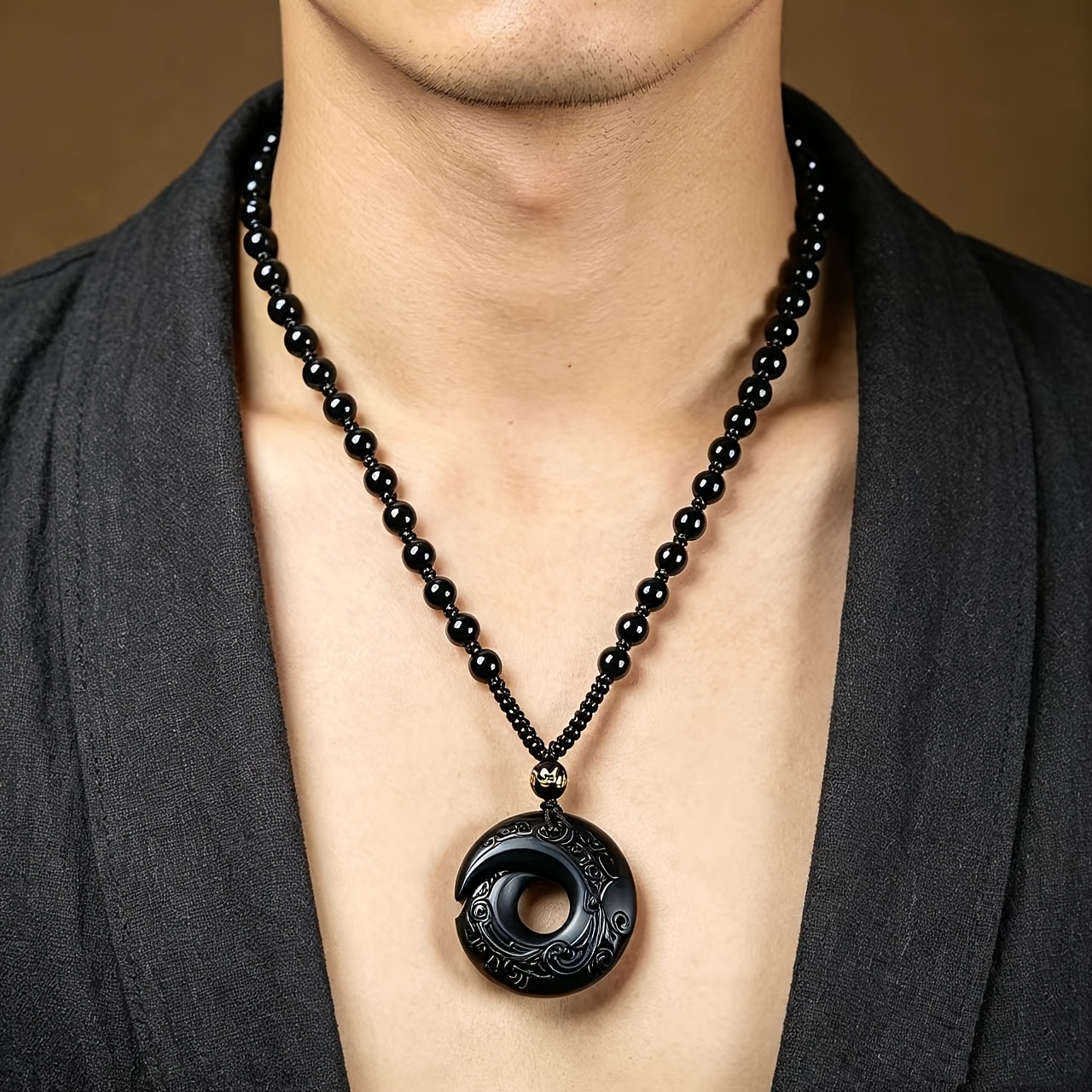 TEMU 1 collar con colgante de de que , unisex, estilo vintage, accesorio versátil, talla , protector y un gran regalo