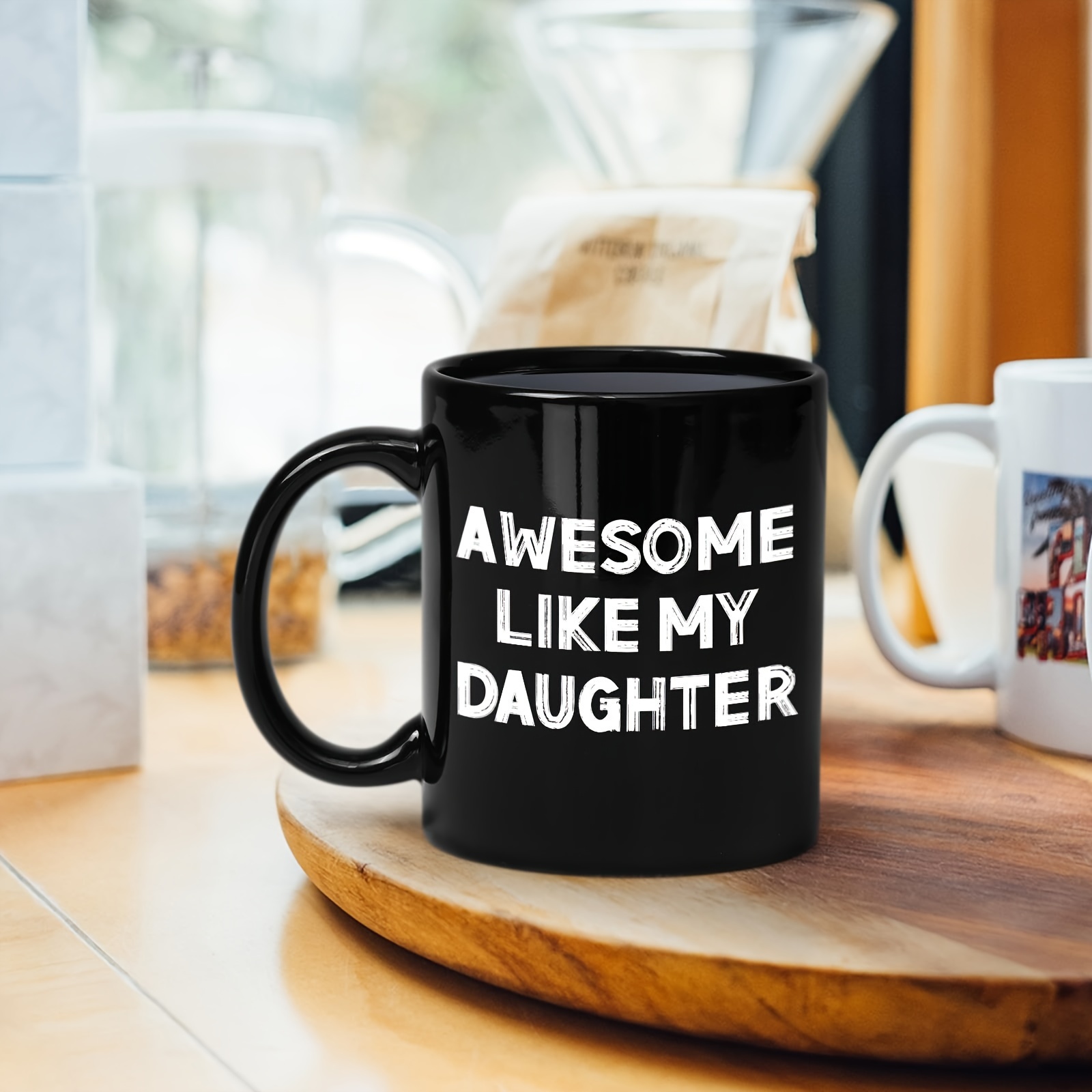 

Dad Gifts For Fathers Day, Gifts For Dad, Awesome Daughter Mug, Dad Birthday Gift, Dad Gifts From Daughter, Fathers Day Birthday Christmas Gifts For Dad From Daughter, 11 Oz Black