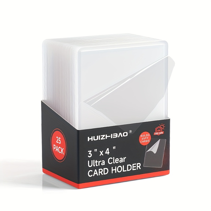 3 x 4 35pt high quality trading cards ultra clear card - Temu