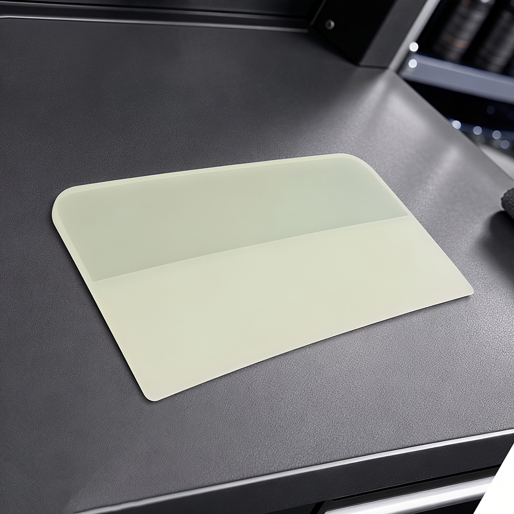 TEMU 1pc Professional Paint Protection Film Squeegee, Rectangular Soft -tendon Blade Scraper, Auto Window Tint Vinyl Wrap Installation Tool For Glass