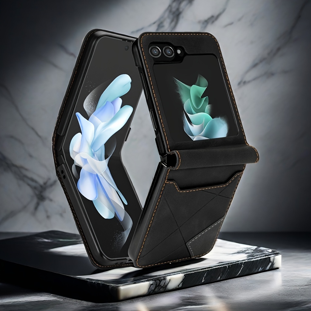 

Z Flip 6 5 4 3 Wallet Case With Card Holder