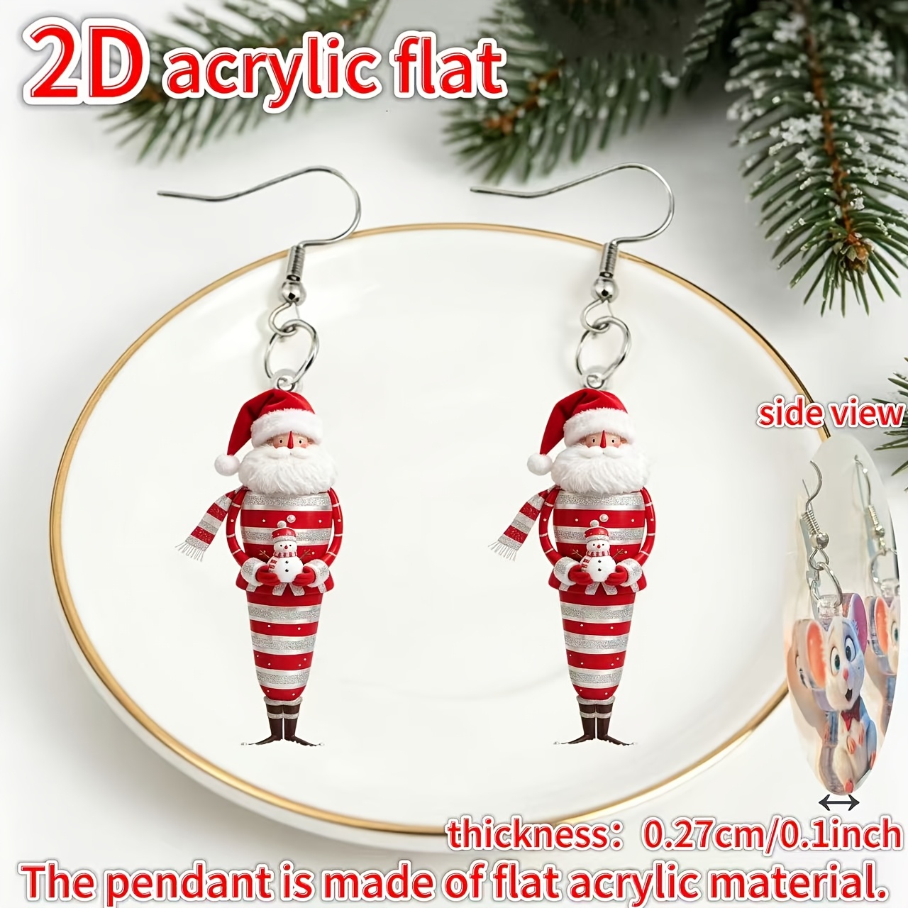 Fun 2026 Christmas Nutcracker Drop Earrings