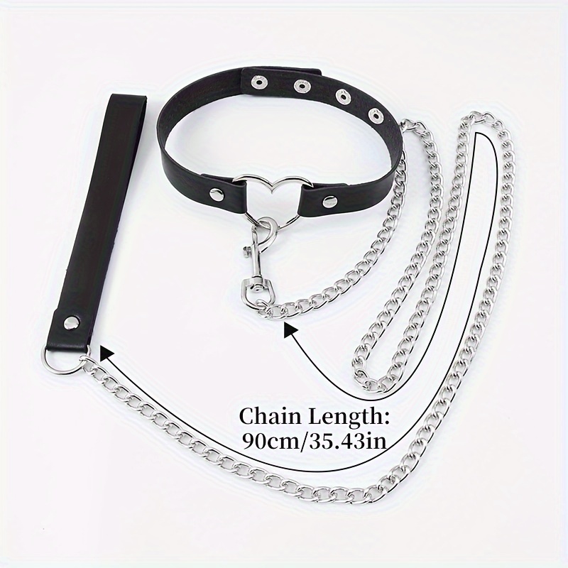 

1pc Love Heart Collar Chain Lover Neck Accessories, Men Women Christmas Valentine's Day Holiday Gift, Father's Day Gift