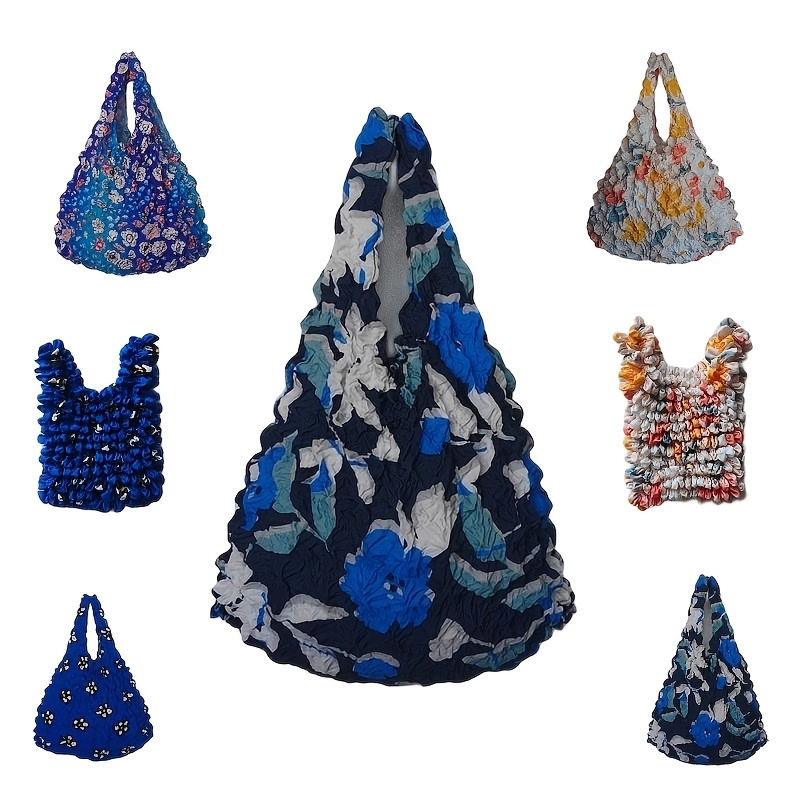   bag new bubble   shopping bag large capacity retractable tote   elastic machine washable grocery bag for   daily   1pc