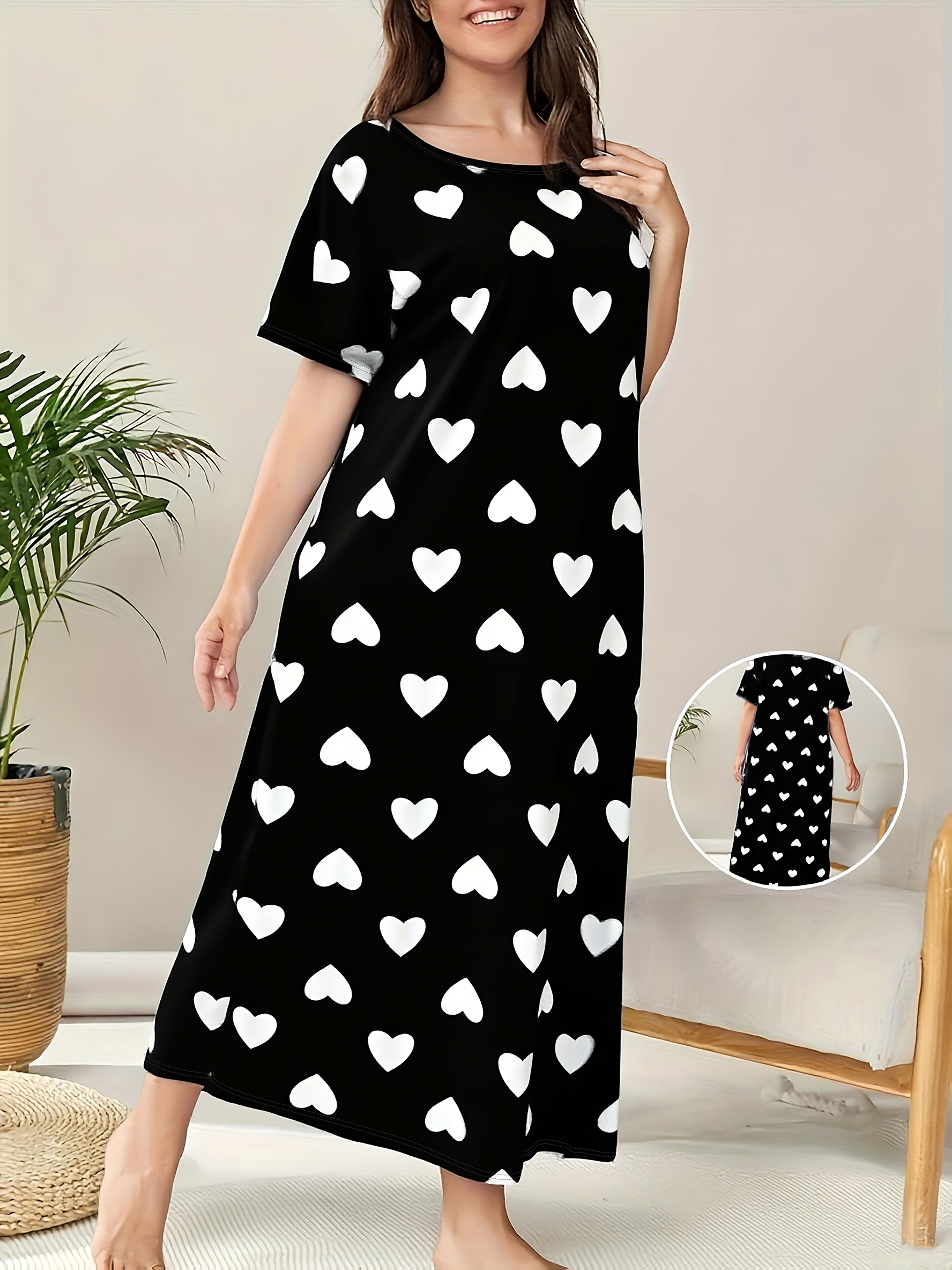plus size plus size plus size womens elegant heart print Temu