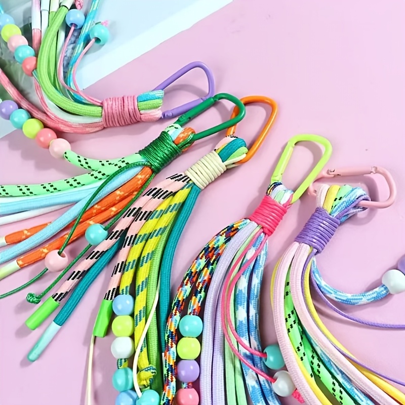 

Porte-clés Coloré Chic - Corde en à Thème de Dessin , Accessoire de Voyage Tendance pour Femmes & Lanière d'Artisanat DIY