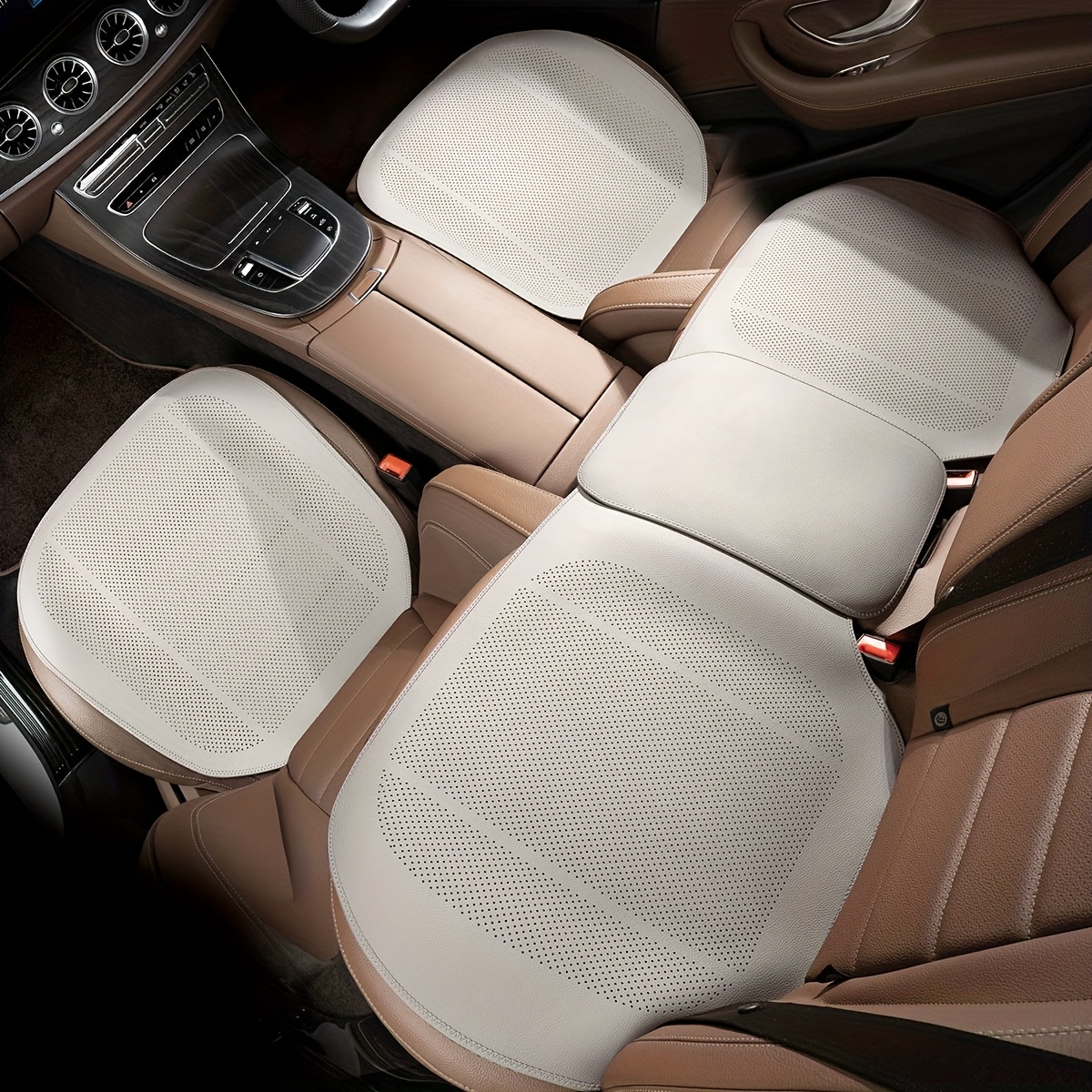   car seat cushions front and rear seat covers breathable and form fitting   seat covers car interior accessories Product details 11
