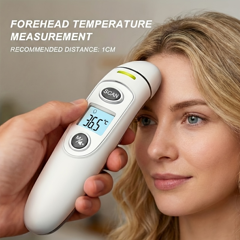 4 in 1 household smart thermometer home infrared thermometer adult ear thermometer digital thermometer fever thermometer measuring forehead temperature accurate temperature measurement