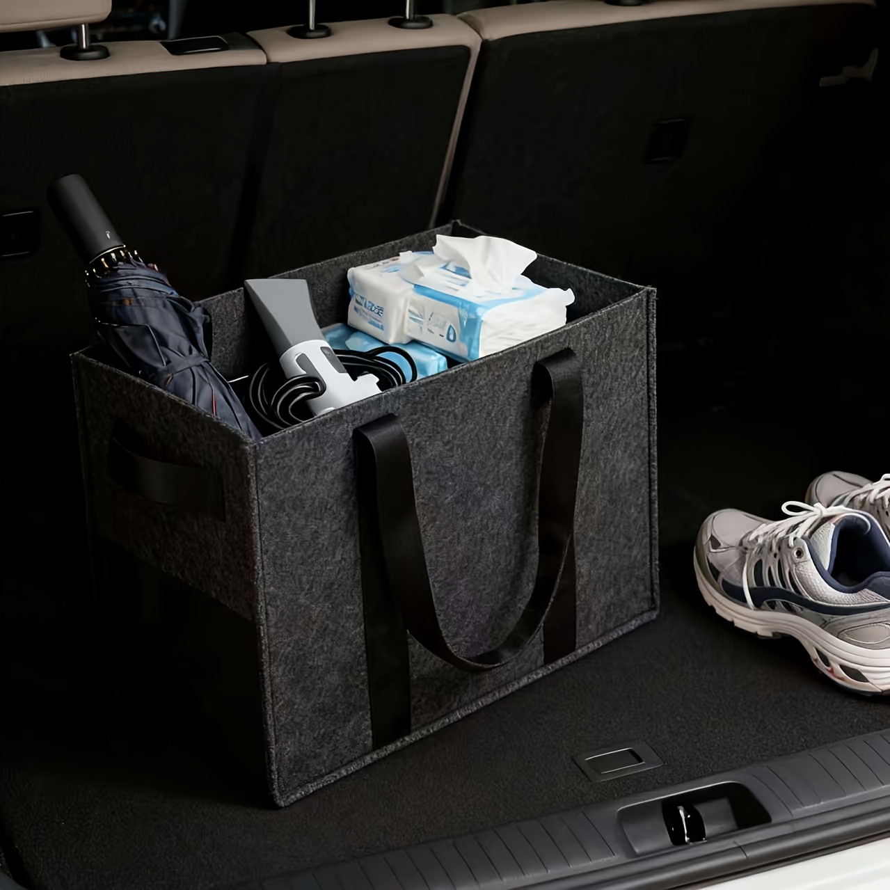 Felt Storage Box, Large Capacity Organizer Bag