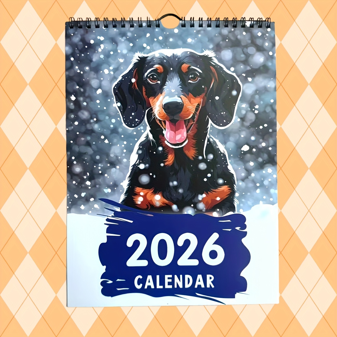 TEMU 2026-os Tengerentúli Kutyakalendár - Aranyos Tengerentúli Kutyafotók Havi Tervező (Január-December) - Vicces Kutyaszerető Ajándék, Születésnapi