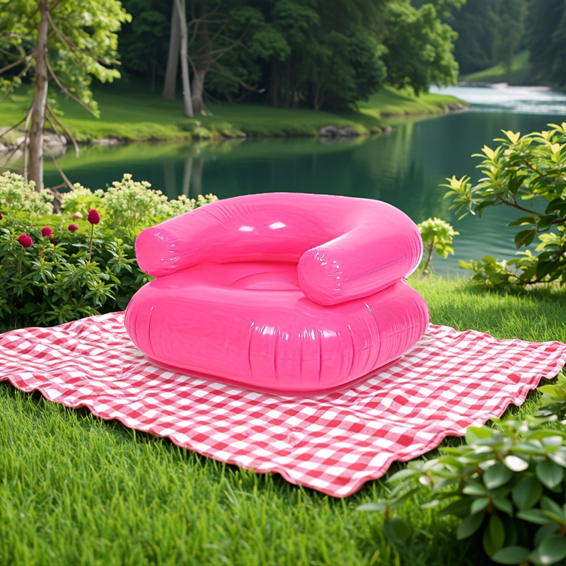 inflatable couch transparent sold on Temu New Zealand