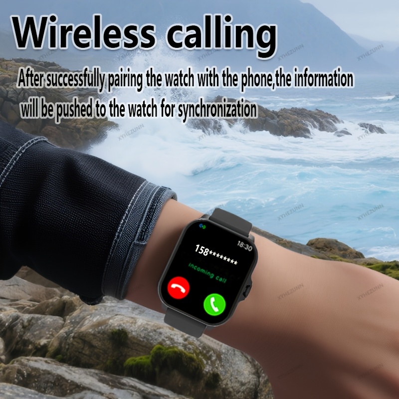 2026 83 inch full touchscreen smartwatch wireless 5 0 call text music multiple sports 260mah battery usb charging ideal gift for an fashion accessory vibrant display Product details 4