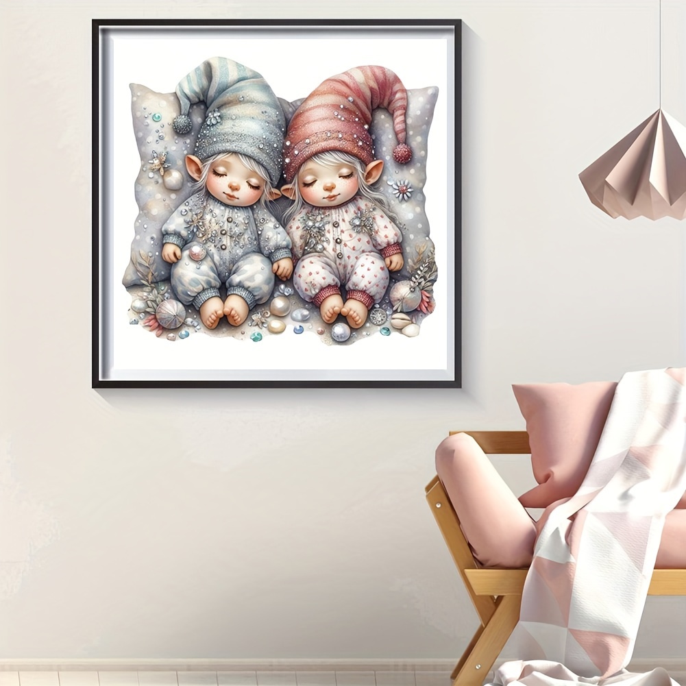 

Angel Baby·full Round Diamond Painting Kit 5d Art Embroidery Cross Stitch Painting Diamond Painting Art 1pc 20*20cm/7.87inx7.87in Diy Handmade Crafts Wall Decor Home Decor Ornaments No Frame