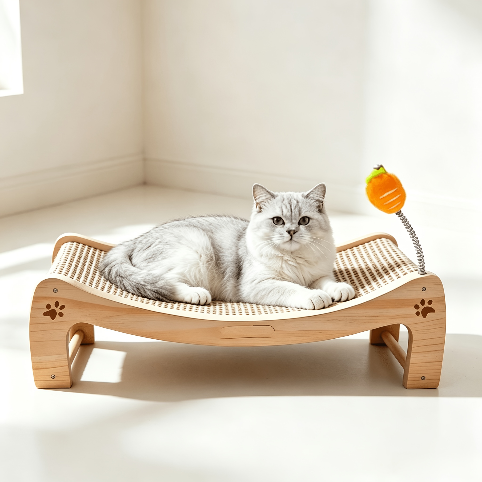 Image of Cat Scratching Bed, Cat House, And Scratching Post, Removable For Washing, Wear-resistant, And
