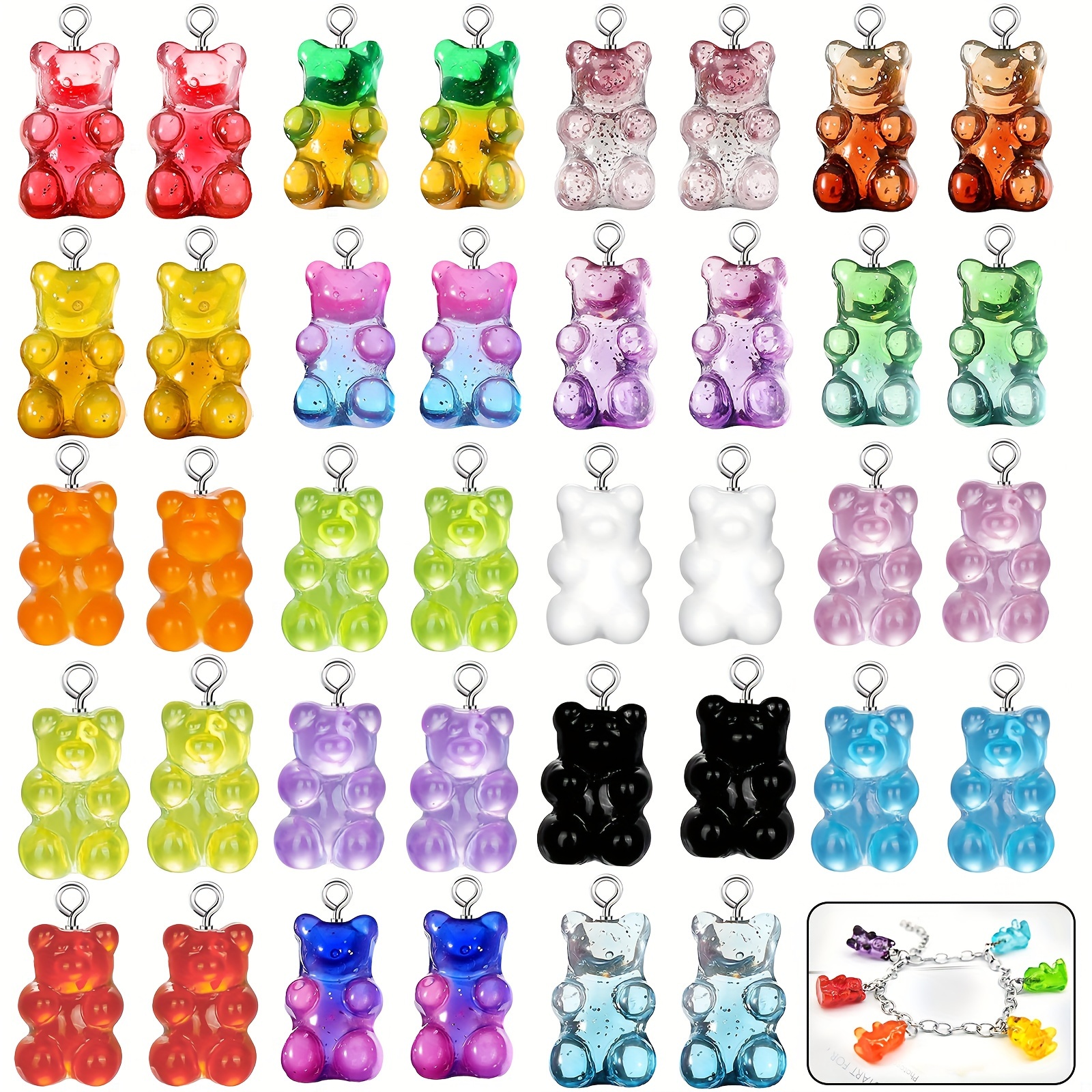 

152pcs Resin Charms, Cute Pendants, For Making, Necklace, Bracelet, Keychain