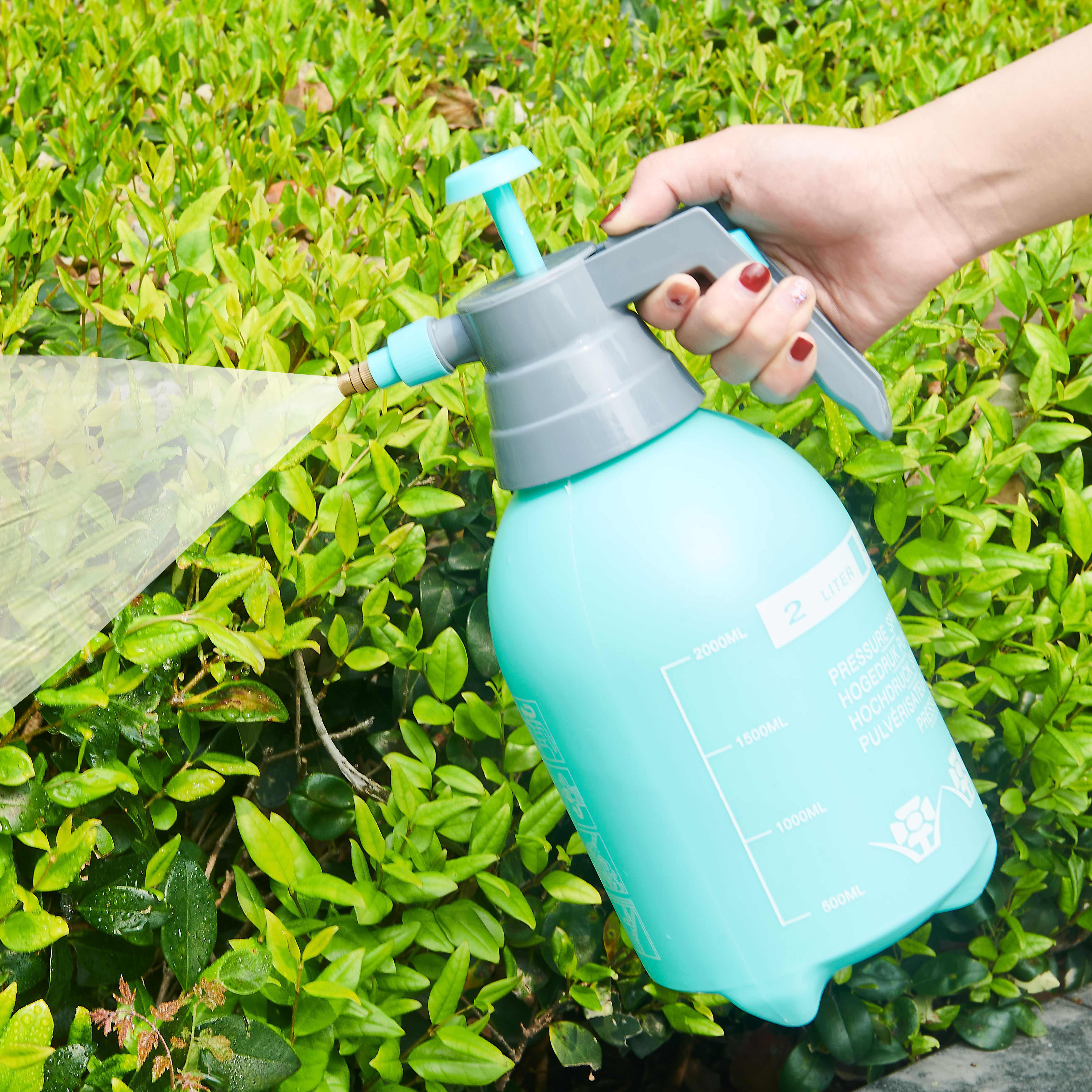 E-shop 2-Liter Doppel-Gießkanne und Pflanzensprüher - Auslaufsichere, verstellbare Düse, leichtes Design mit hoher Kapazität für Balkongarten und