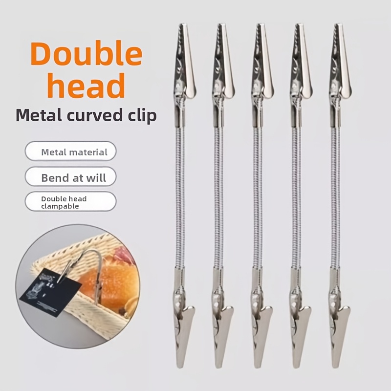 a set of 5pcs including a double ended mosquito coil holder a metal business card holder a multi functional alligator clip an stick holder and a   stand Product details 1